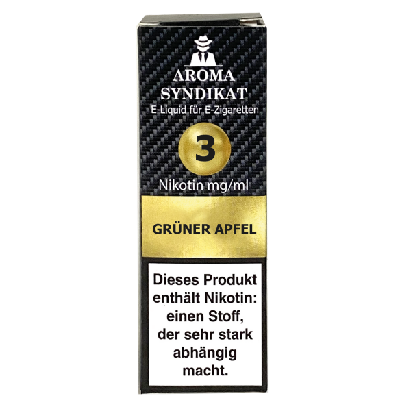 Aroma Syndikat - Grüner Apfel E-Zigaretten Liquid 3mg/ml