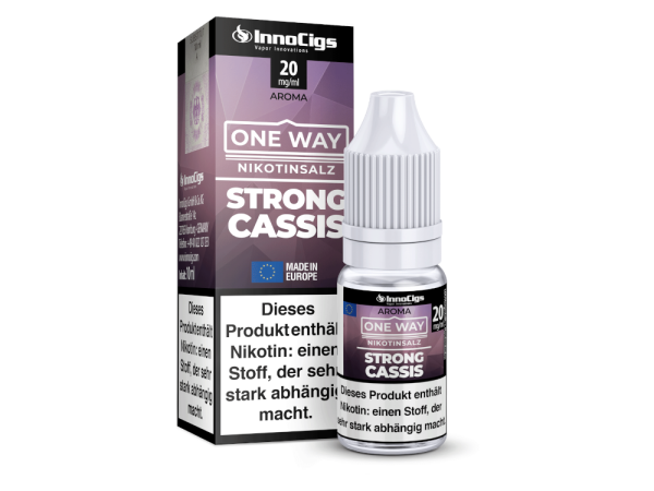 InnoCigs - One Way - Cassis - Nikotinsalz Liquid 10 mg/ml