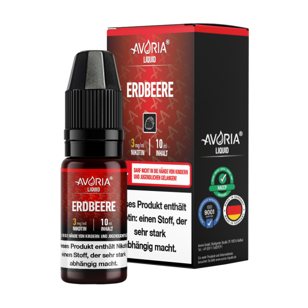 Avoria - Erdbeere E-Zigaretten Liquid 12 mg/ml