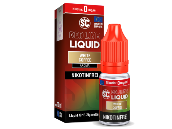 SC - Red Line - White Coffee - Nikotinsalz Liquid 0 mg/ml