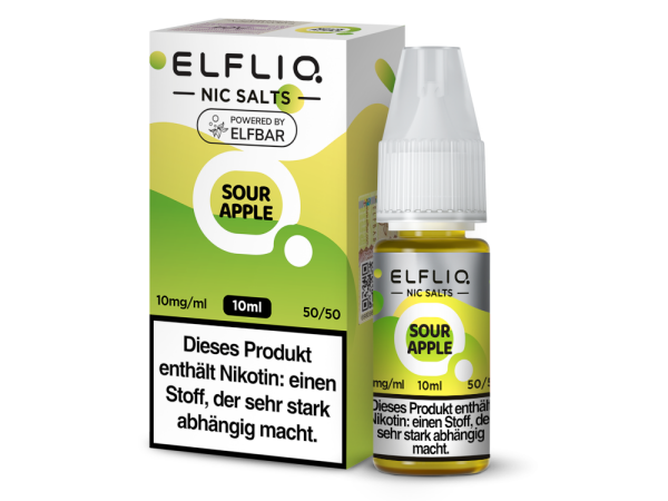 ELFLIQ - Sour Apple - Nikotinsalz Liquid 